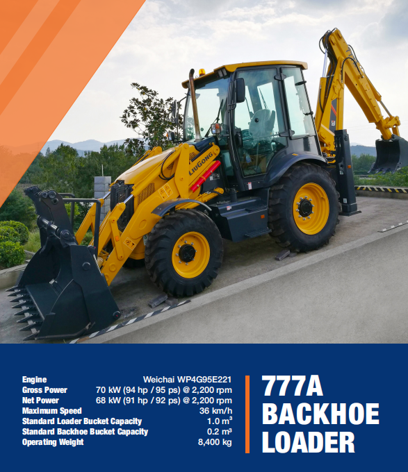 LiuGong Backhoe Loader CLG777A