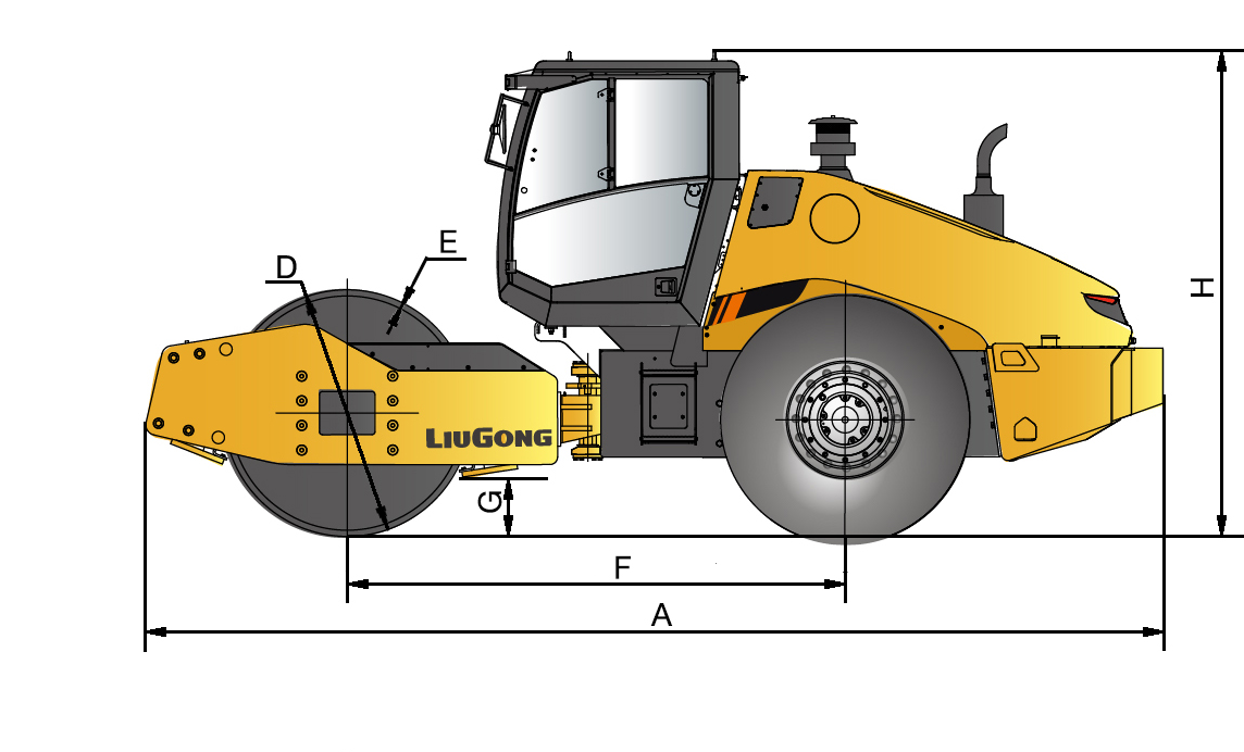 LiuGong Roller 6620E